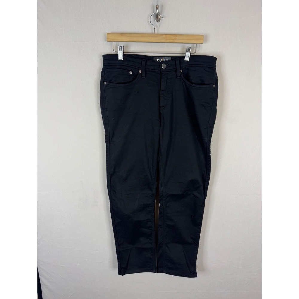 DU/ER Slim Straight Performance Pants Black 32x30 Mens Casual Trousers